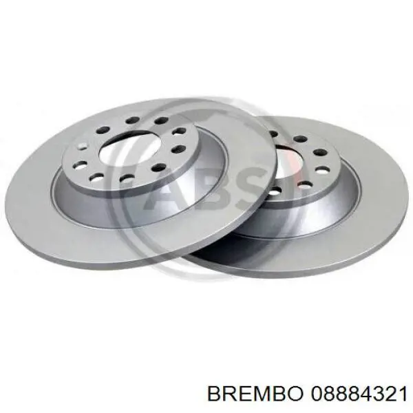 Гальмівні диски 08884321 Brembo
