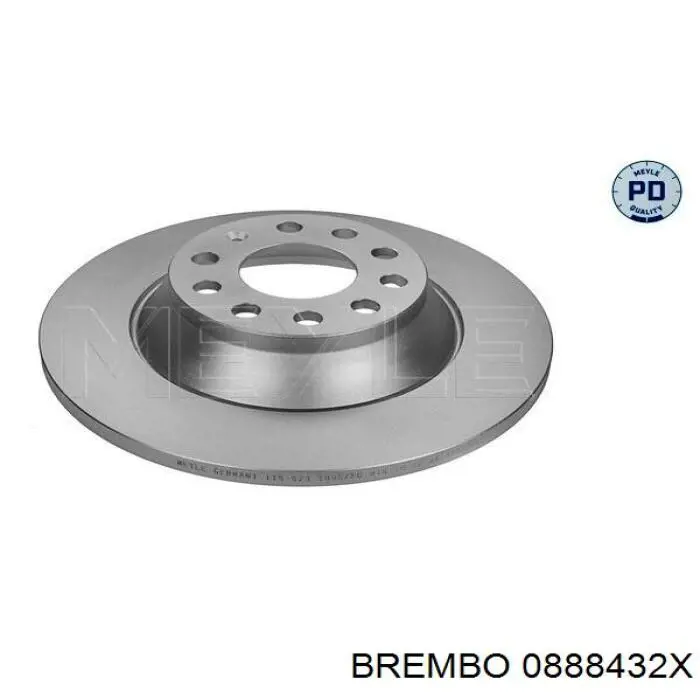 Задні дискові гальма Brembo 0888432X ціна, від 42.59 USD