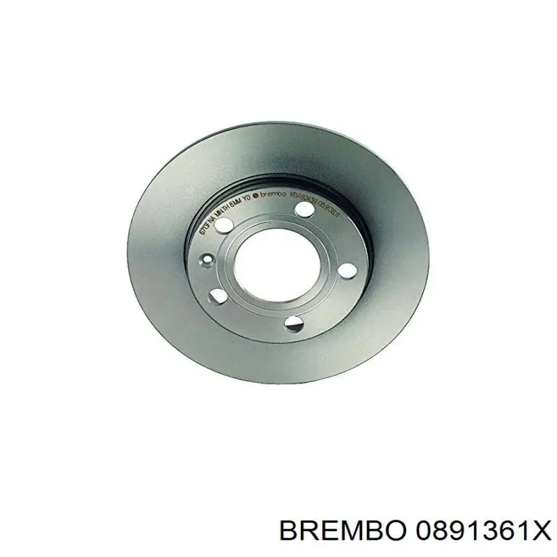 0891361X Brembo Дискові гальма