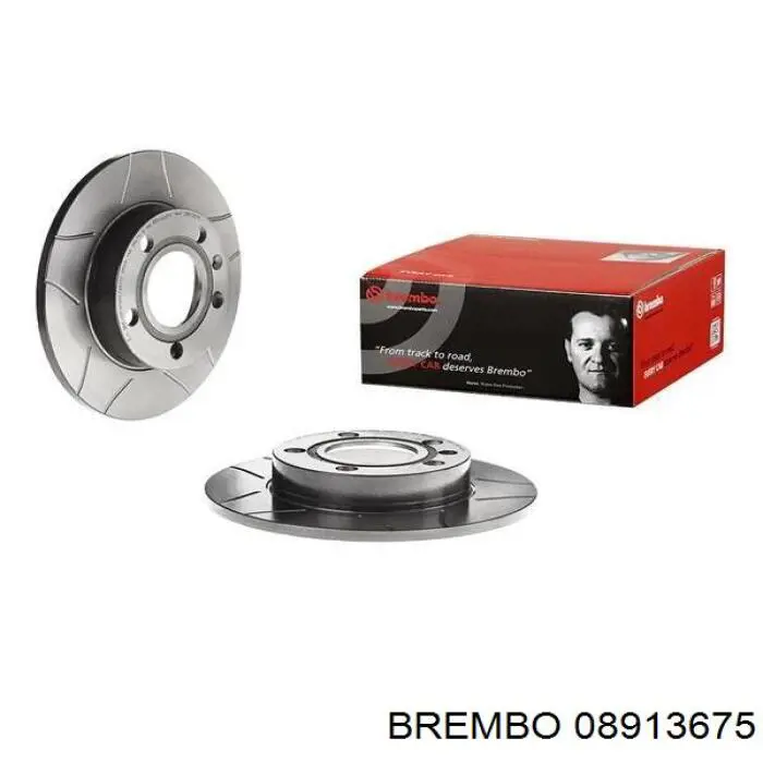 08913675 Brembo диск гальмівний задній
