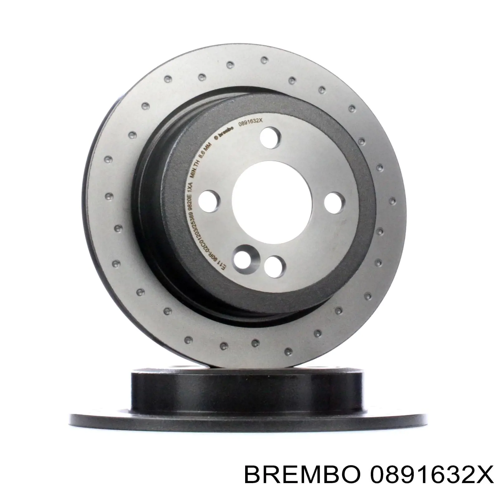 Диск гальмівний задній 0891632X Brembo