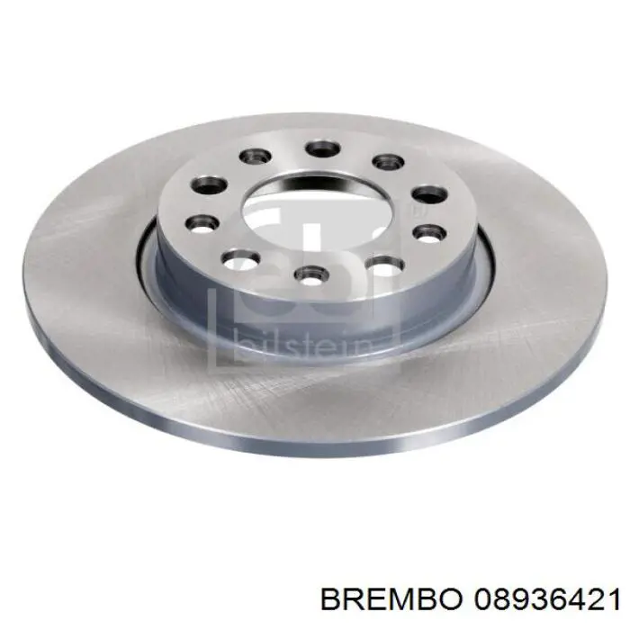 Купити 08936421 Brembo Диск заднього гальма