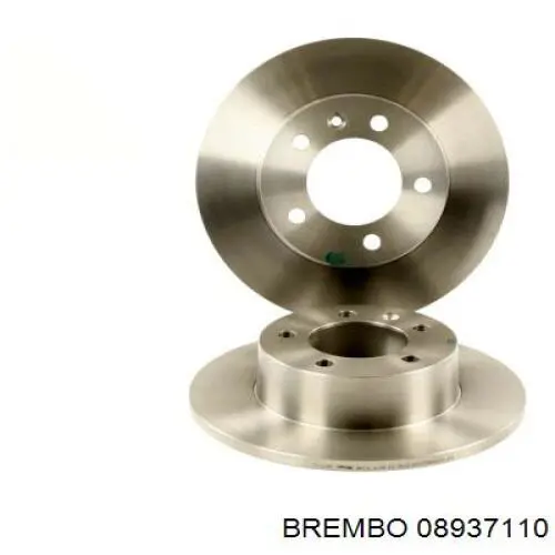 Диск гальмівний задній Brembo 08937110