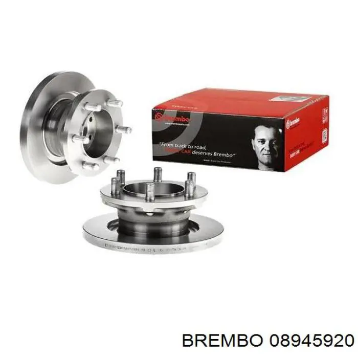 08945920 Brembo диск гальмівний передній