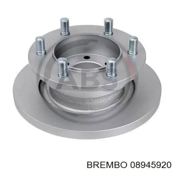 Диск гальмівний передній Brembo 08945920