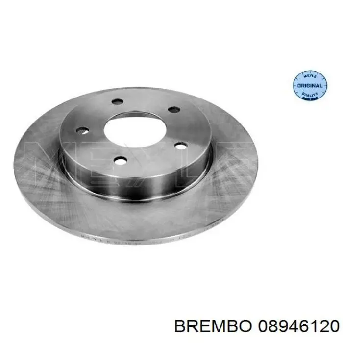 08946120 Brembo диск гальмівний задній