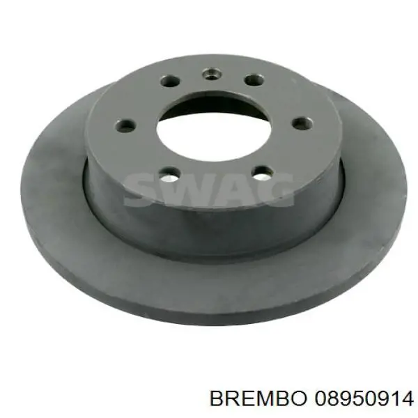 Купити 08950914 Brembo Диск заднього гальма