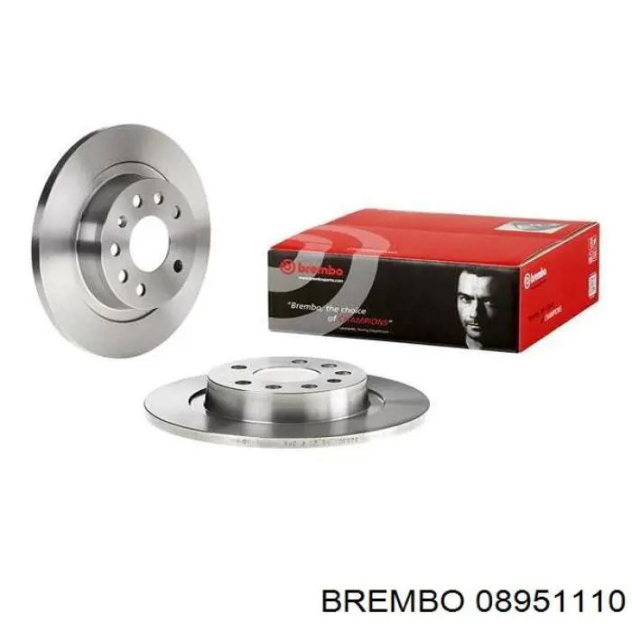 08951110 Brembo диск гальмівний задній