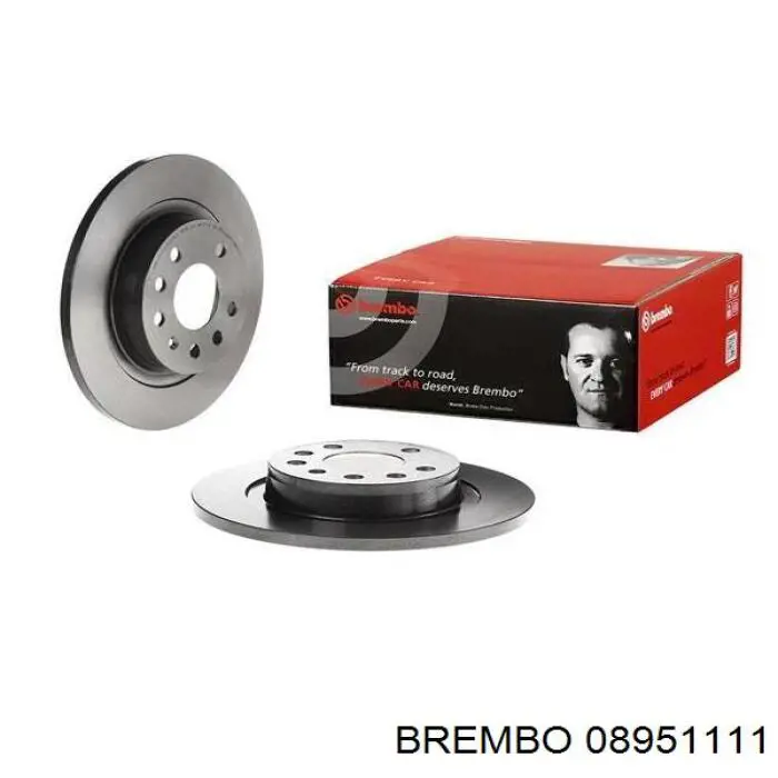 08951111 Brembo диск гальмівний задній
