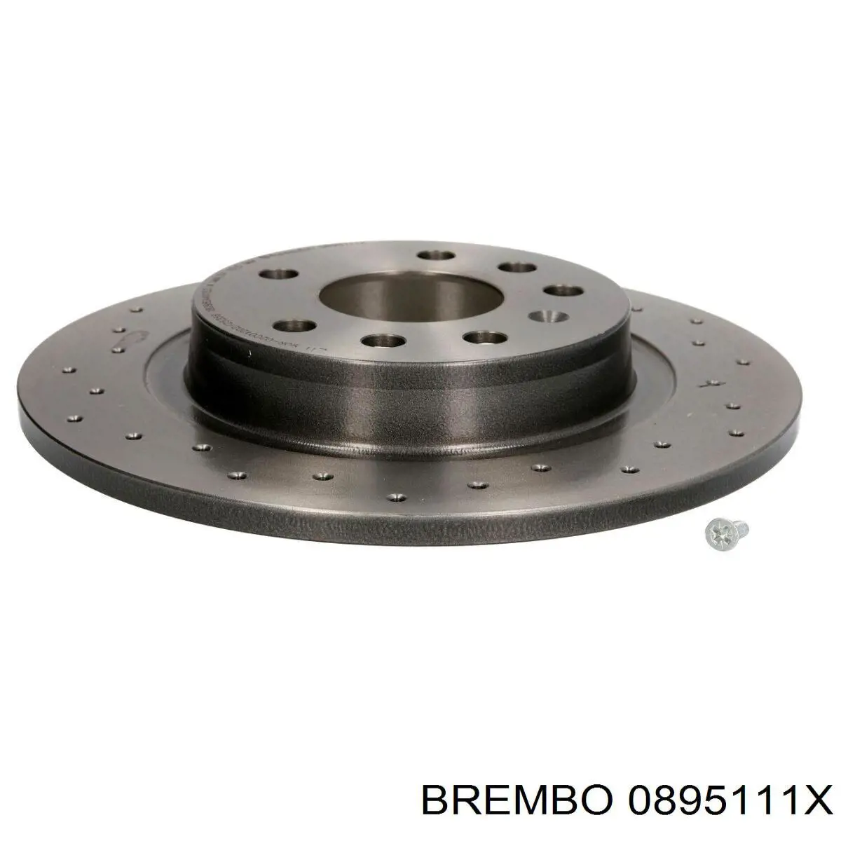 0895111X Brembo диск гальмівний задній