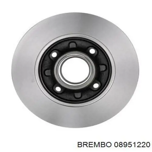 08951220 Brembo диск гальмівний задній