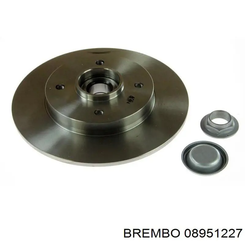 08951227 Brembo диск гальмівний задній