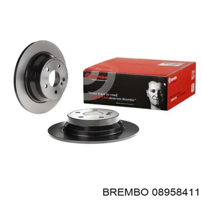 Купити 08958411 Brembo Диск заднього гальма