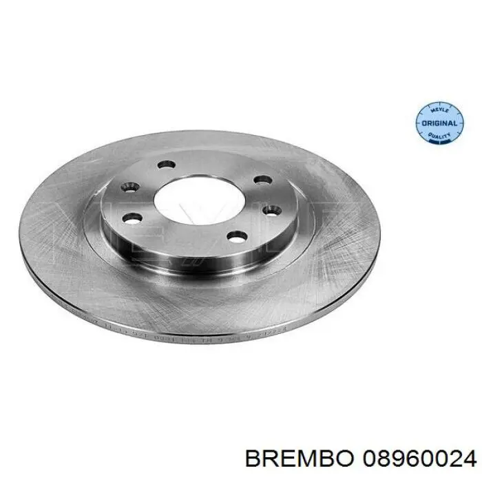 Диск гальмівний передній Brembo 08960024