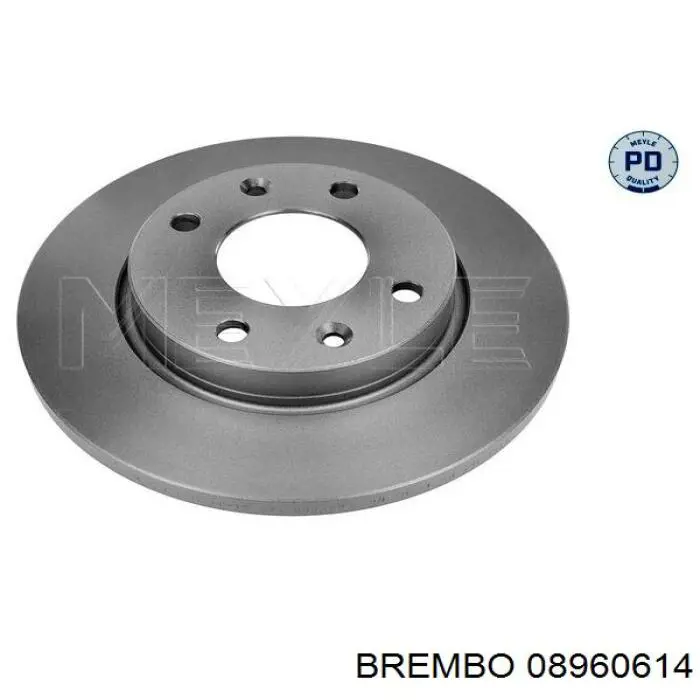 08960614 Brembo диск гальмівний передній