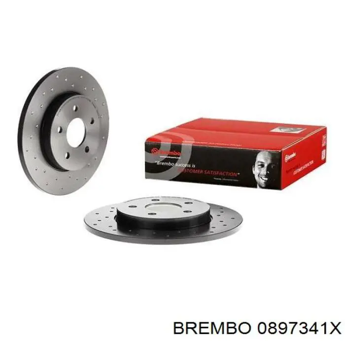 Задні дискові гальма Brembo 0897341X ціна, від 35.09 USD