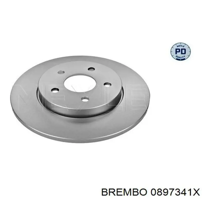 Гальмівні диски 0897341X Brembo