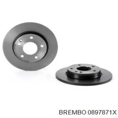 Гальмівні диски 0897871X Brembo