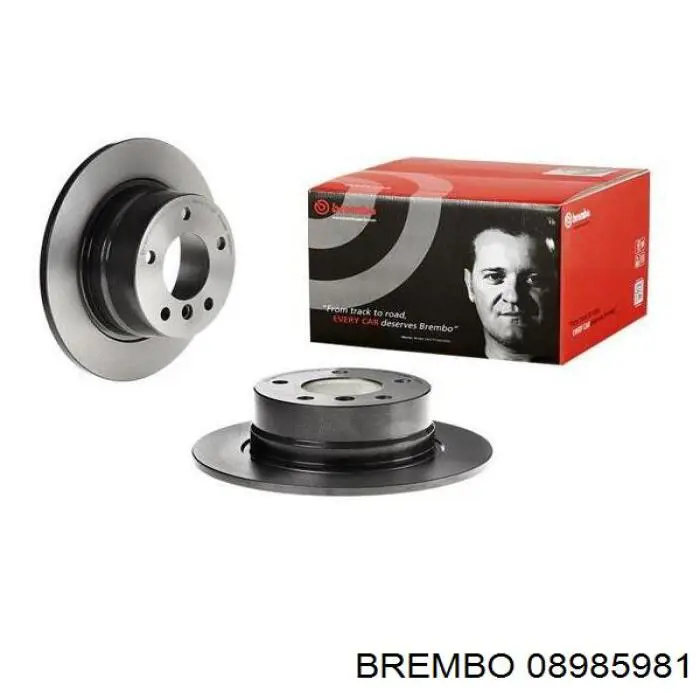 08985981 Brembo диск гальмівний задній