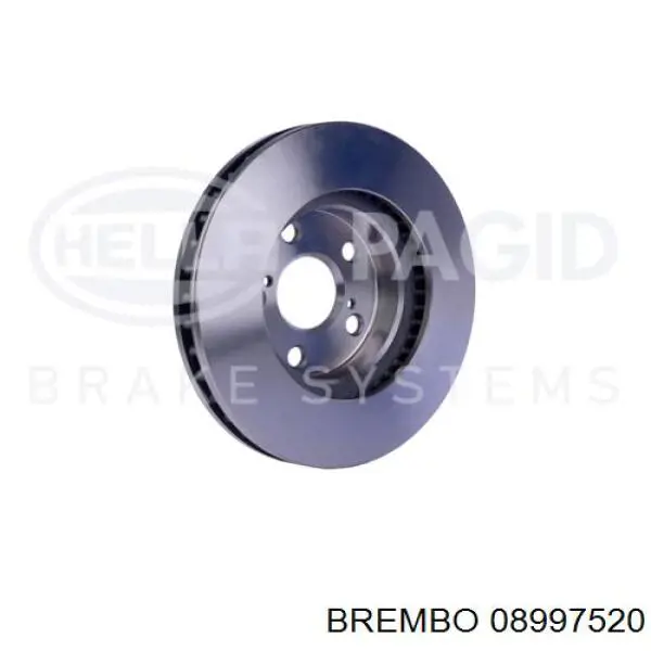 Диск гальмівний задній Brembo 08997520