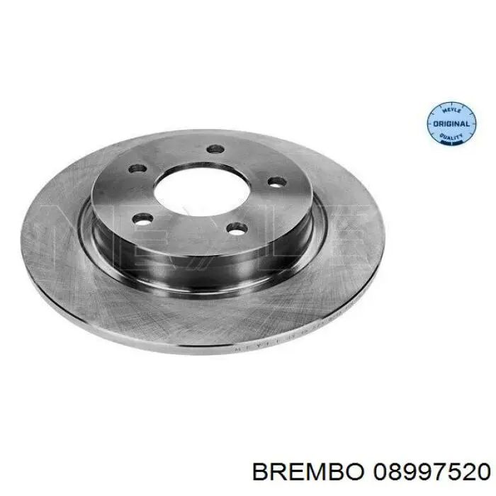 Купити 08997520 Brembo Диск заднього гальма