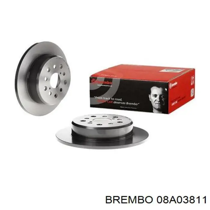 Диск гальмівний задній 08A03811 Brembo