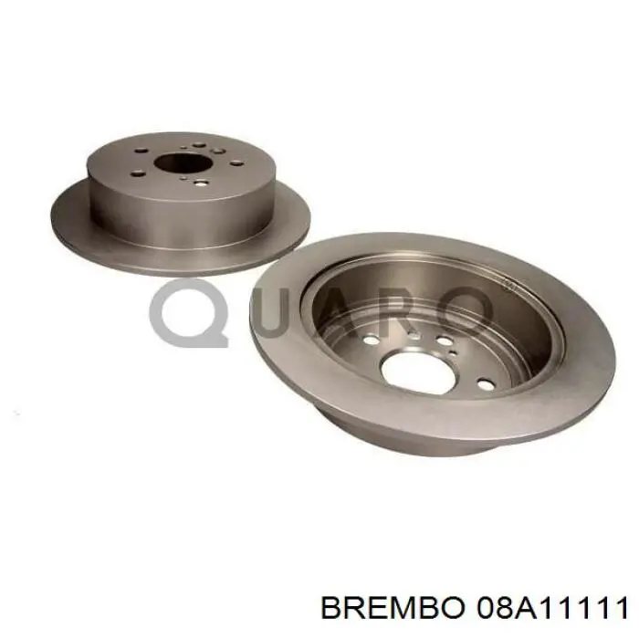 Задні дискові гальма Brembo 08A11111 ціна, від 37.10 USD