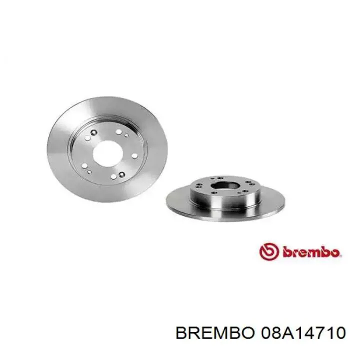 08A14710 Brembo диск гальмівний задній