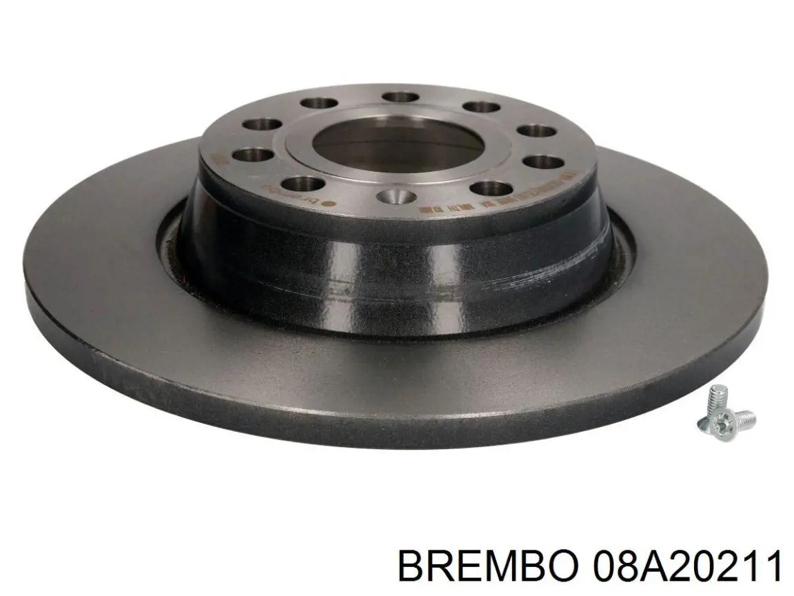 08A20211 Brembo диск гальмівний задній