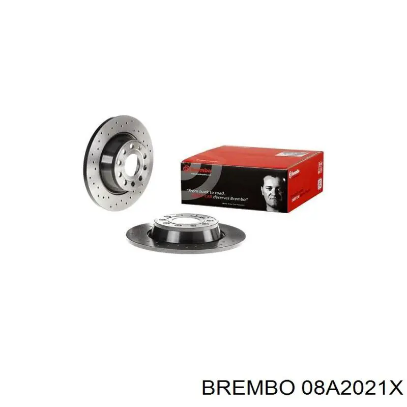 Купити 08A2021X Brembo Диск заднього гальма