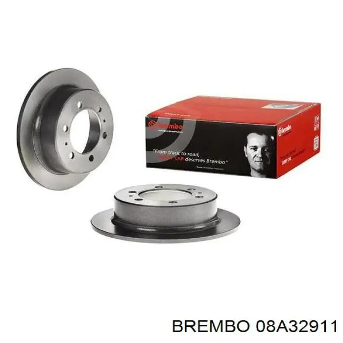 08A32911 Brembo диск гальмівний задній