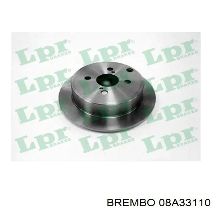 Купити 08A33110 Brembo Диск заднього гальма