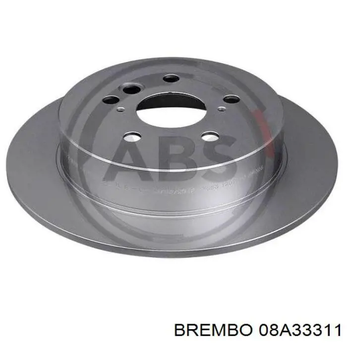 Диск гальмівний задній 08A33311 Brembo