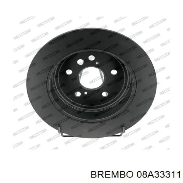 Диск гальмівний задній Brembo 08A33311