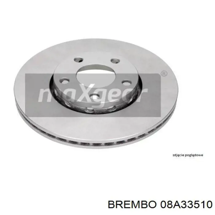08A33510 Brembo Дискові гальма