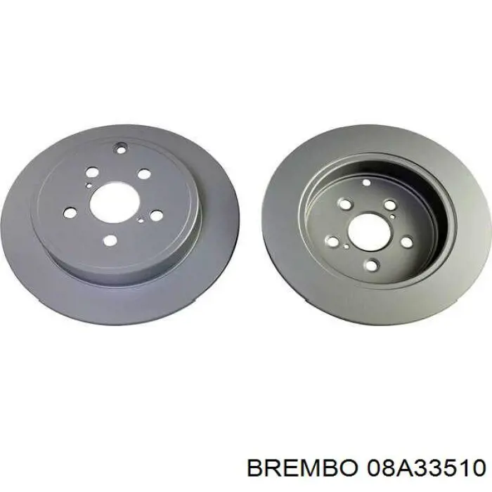 08A33510 Brembo диск гальмівний задній