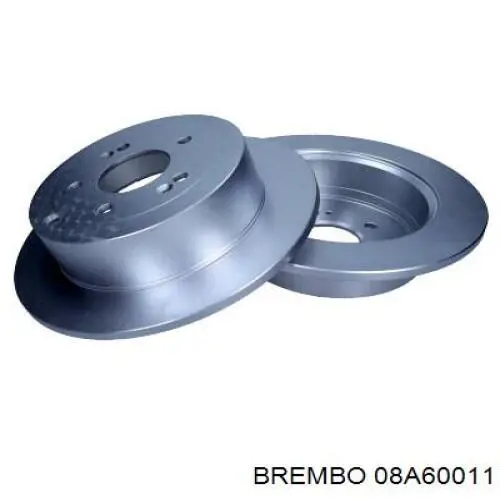 08A60011 Brembo диск гальмівний задній
