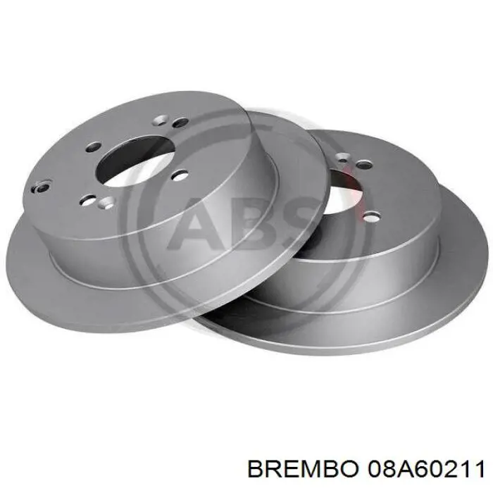 Диск гальмівний задній 08A60211 Brembo