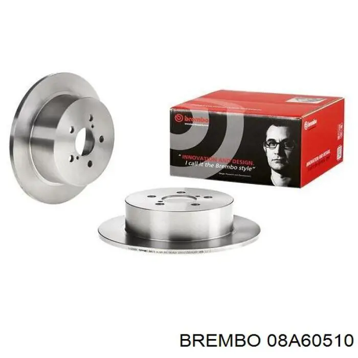 08A60510 Brembo диск гальмівний задній