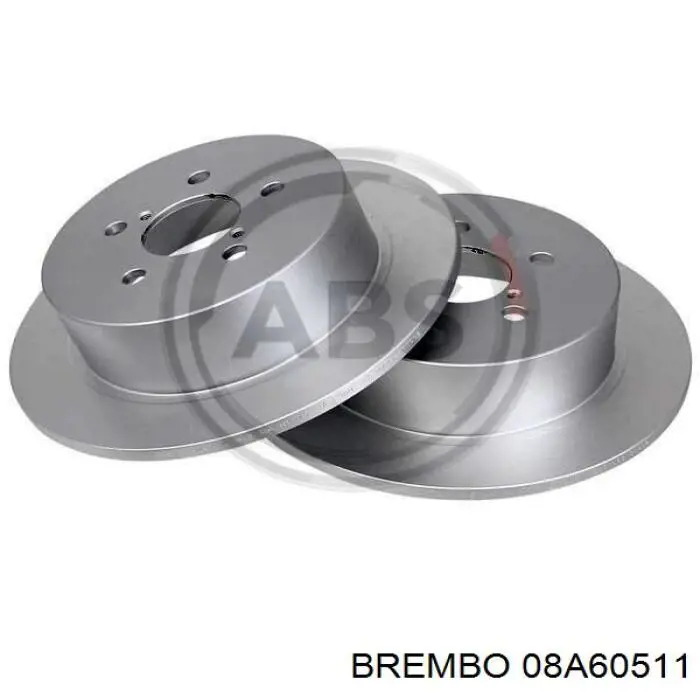 Задні дискові гальма Brembo 08A60511 ціна, від 45.58 USD