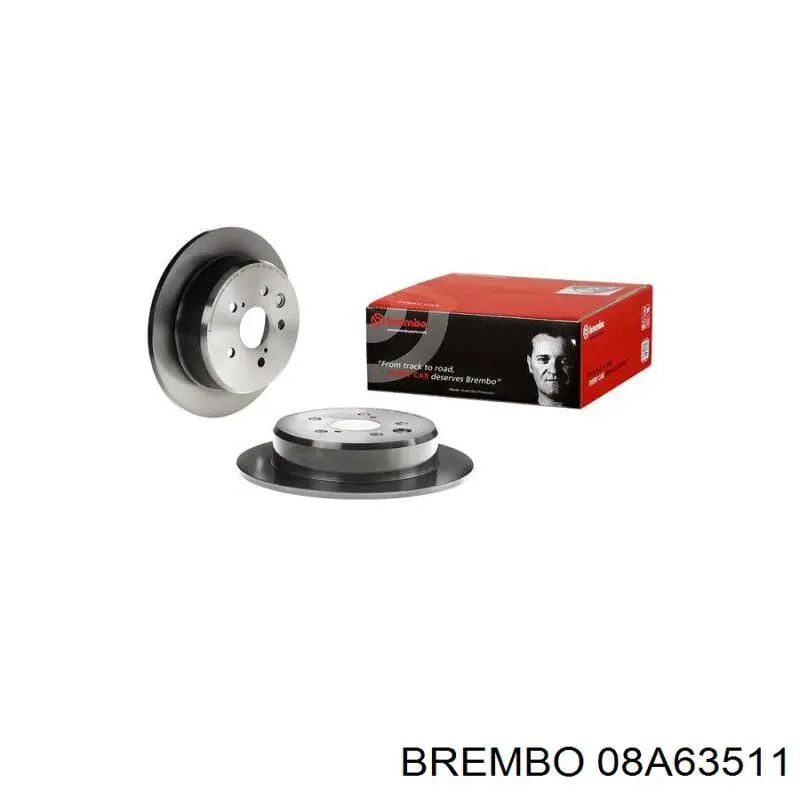 Диск гальмівний задній 08A63511 Brembo