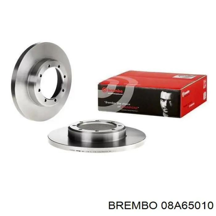 08A65010 Brembo диск гальмівний задній