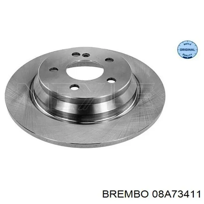 08A73411 Brembo диск гальмівний задній