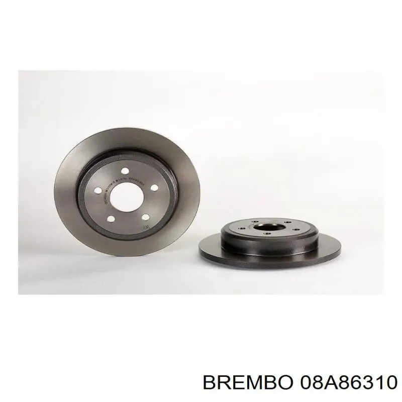08A86310 Brembo диск гальмівний задній