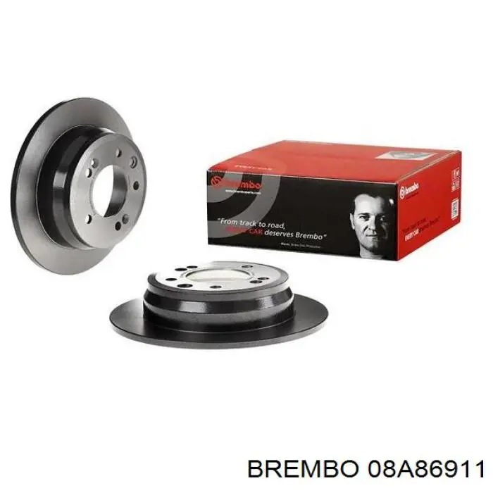 Задні дискові гальма Brembo 08A86911 ціна, від 34.85 USD
