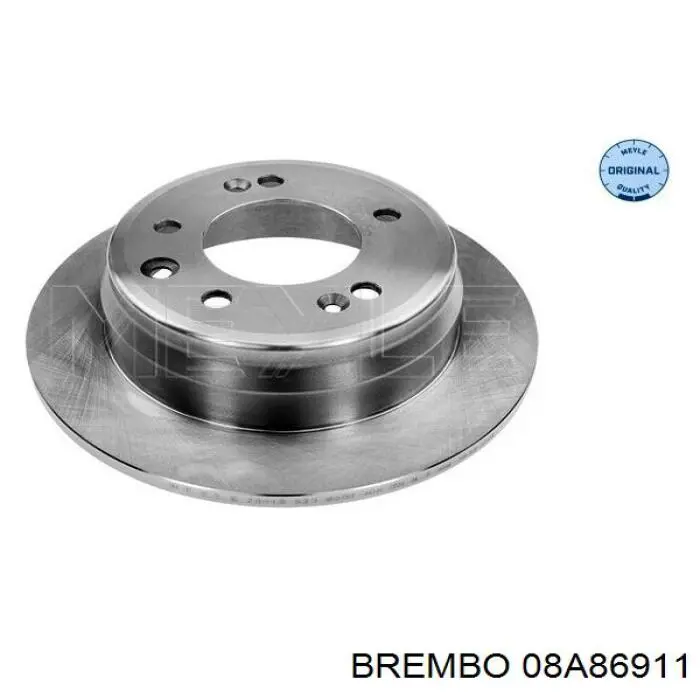 Купити 08A86911 Brembo Диск заднього гальма