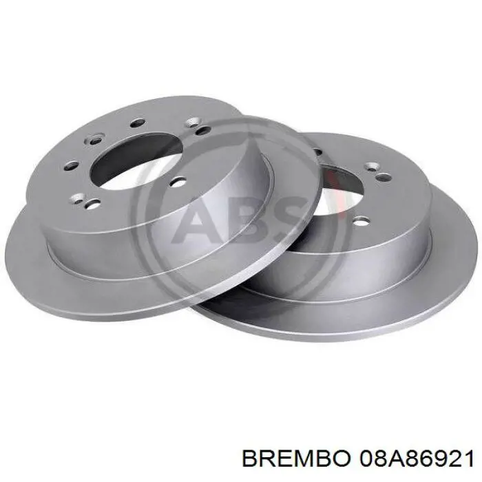 08A86921 Brembo диск гальмівний задній