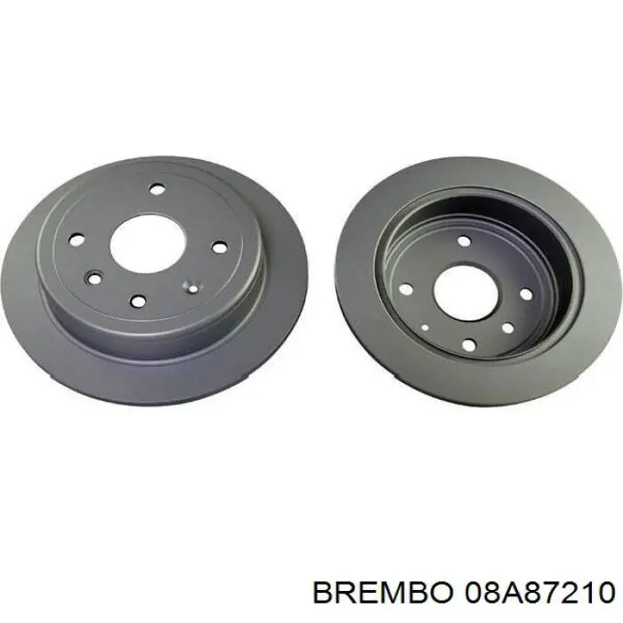 Купити 08A87210 Brembo Диск заднього гальма
