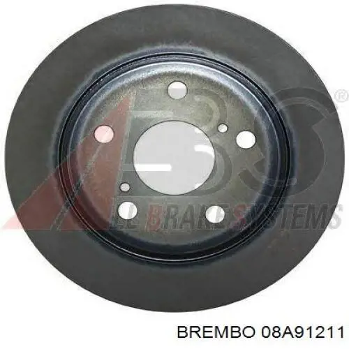 Гальмівні диски 08A91211 Brembo