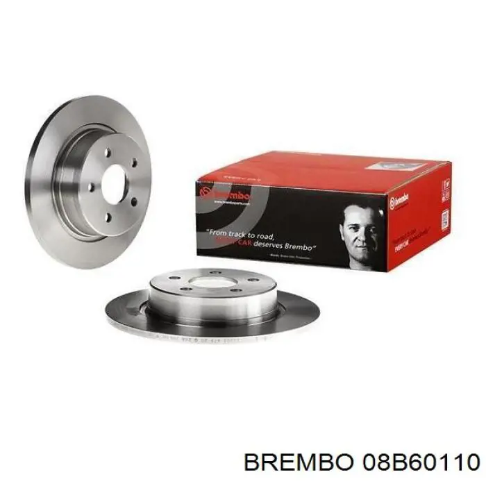 08B60110 Brembo диск гальмівний задній